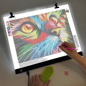 Светеща LED дъска за диамантени гоблени А3 - 33×40 см